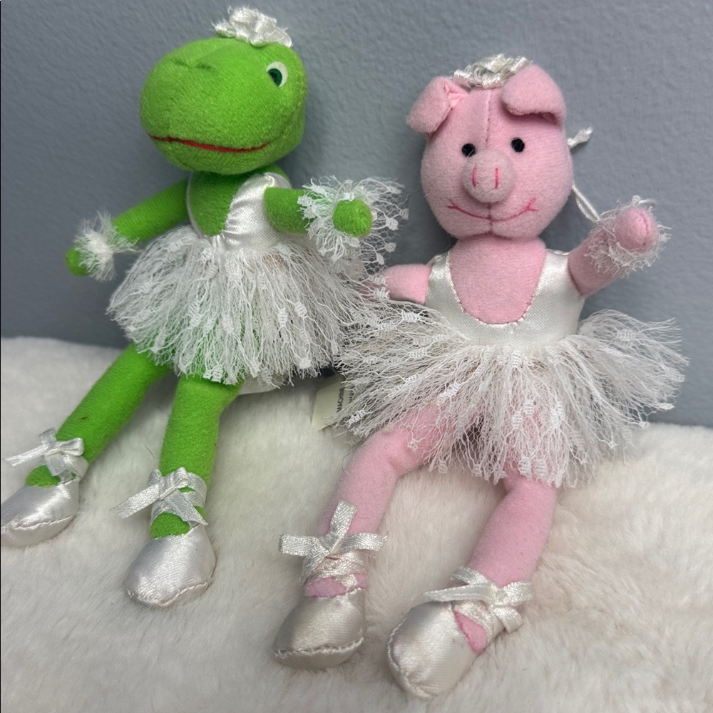 RUSS Berrie At The Ballet Bettina Plush Frog Rare TuTu - Picture 2 of 7